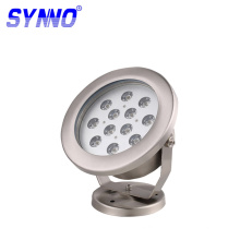 High quality RGB IP68 underwater light swimming pool Sliver  led pool light underwater 304SS underwater fountain lights for pool